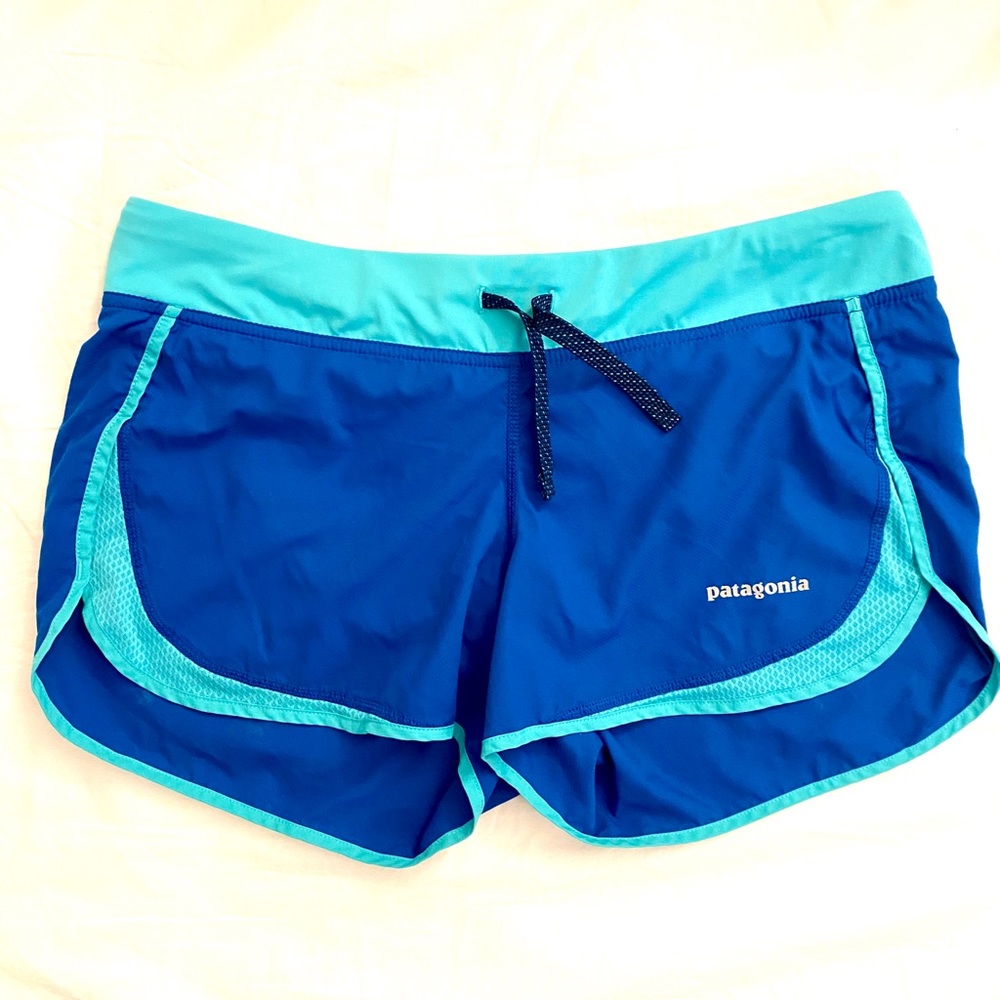 Patagonia Blue Strider Running Shorts